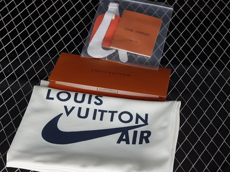 All categories Air Jordan Jordan series basketball shoes Air Jordan 1 Low gift box version Donkey brand x Air Jordan 1 Low OG Custom "Damier Azur/Brown/LV Monogram" AJ1 Joe 1 joint model classic low-top cultural versatile casual sports basketball shoes